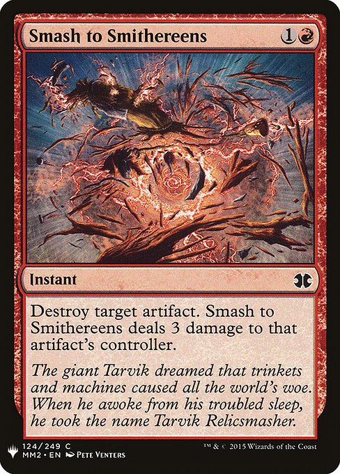 Smash to Smithereens - The List Reprints