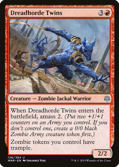 Dreadhorde Twins (Foil) - War of the Spark