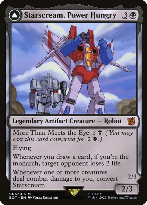 Starscream, Power Hungry - Universes Beyond: Transformers