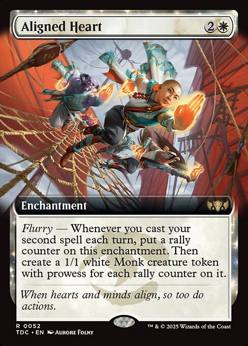 Aligned Heart (Extended Art) - Commander: Tarkir: Dragonstorm