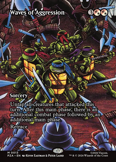 Waves of Aggression (Borderless) - Teenage Mutant Ninja Turtles Source Material