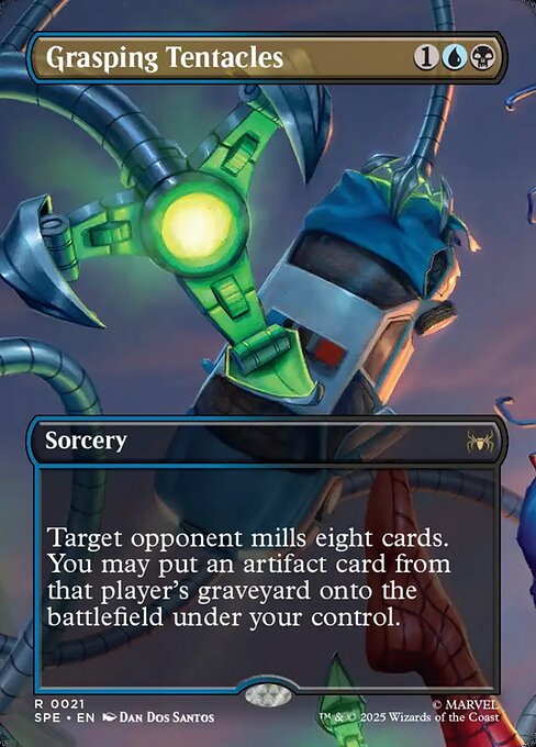 Grasping Tentacles (Borderless) (Foil) - Marvel's Spider-Man: Eternal-Legal