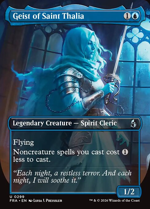 Geist of Saint Thalia (Borderless) (Foil) - Reality Fracture