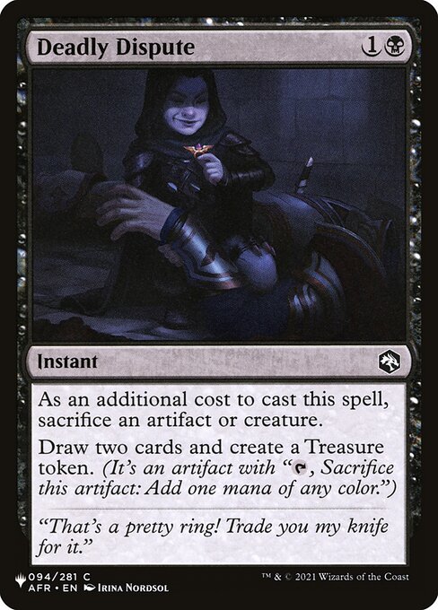 Deadly Dispute - The List Reprints