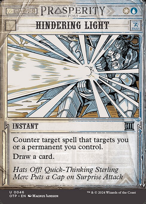 Hindering Light - Outlaws of Thunder Junction: Breaking News