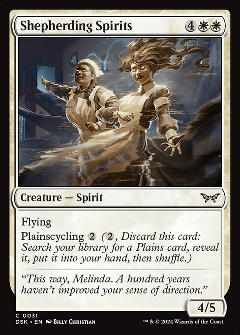 Shepherding Spirits (Foil) - Duskmourn: House of Horror