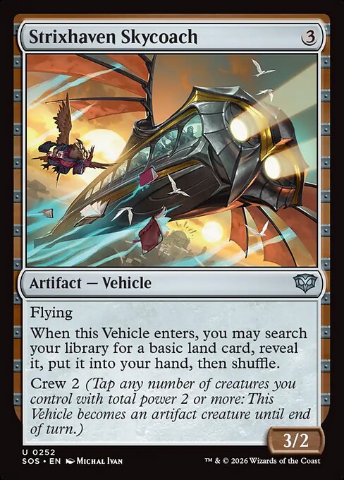 Strixhaven Skycoach (Foil) - Secrets of Strixhaven