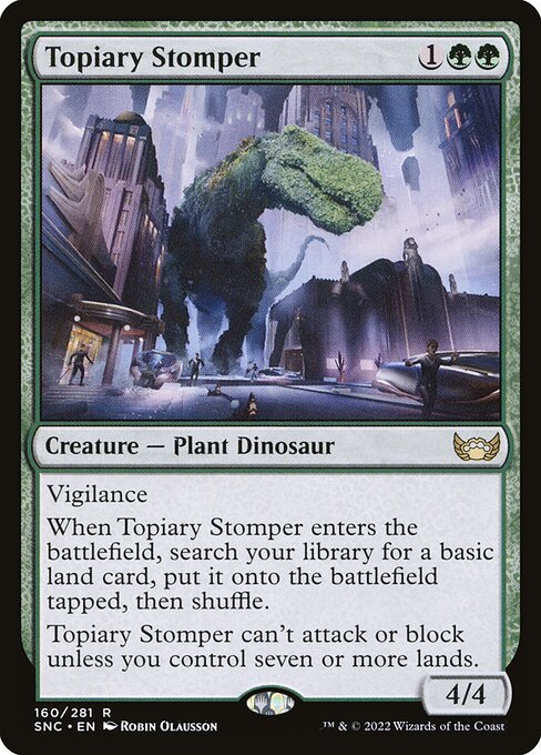 Topiary Stomper (Foil) - Streets of New Capenna