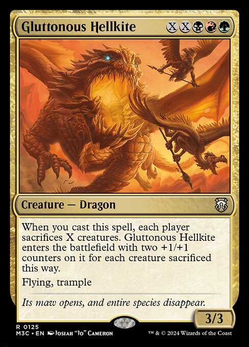 Gluttonous Hellkite - Commander: Modern Horizons 3