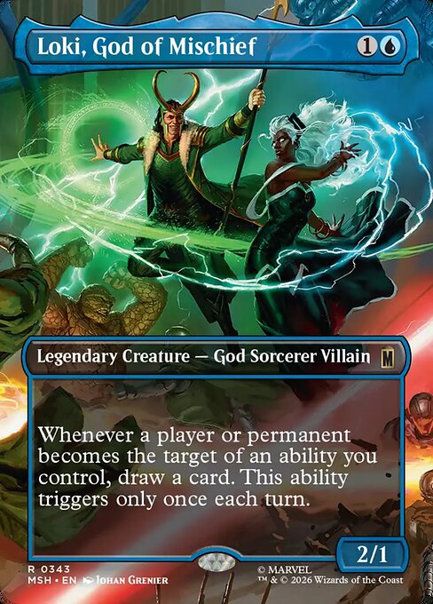 Loki, God of Mischief (Borderless) - Marvel Super Heroes