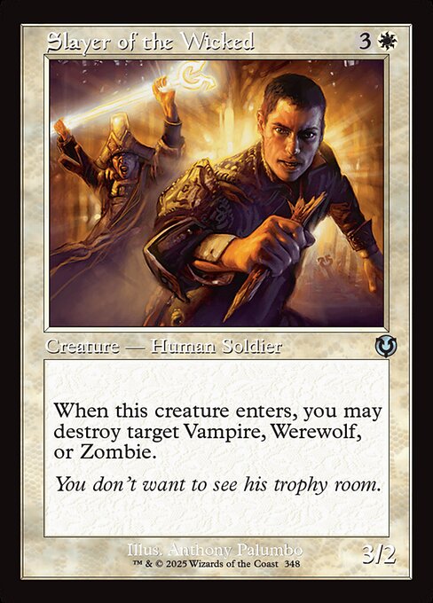 Slayer of the Wicked (Retro Frame) - Innistrad Remastered