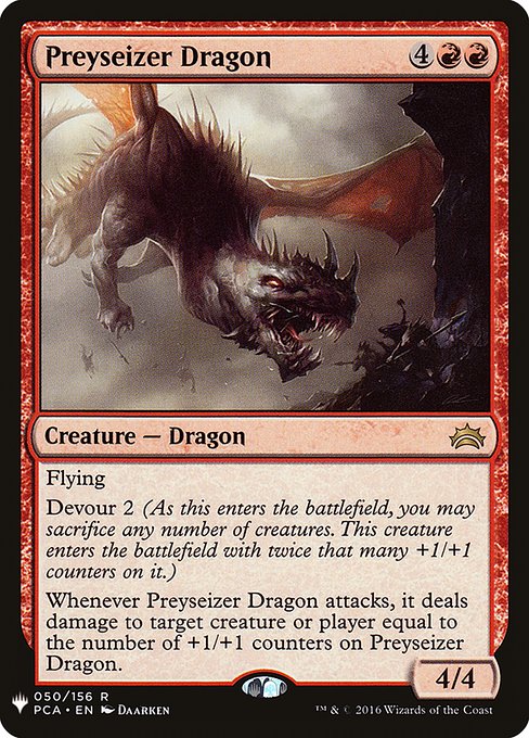 Preyseizer Dragon - The List Reprints