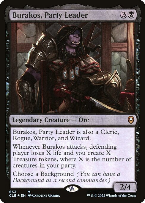 Burakos, Party Leader (Foil) - Commander Legends: Battle for Baldur's Gate