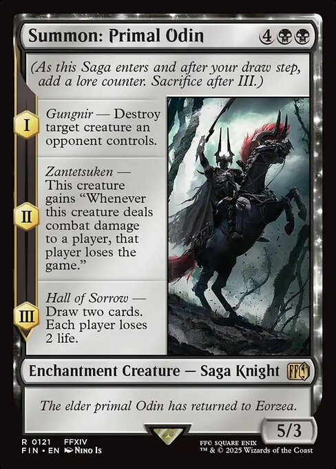 Summon: Primal Odin (Foil) - FINAL FANTASY