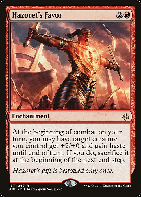 Hazoret's Favor - Amonkhet