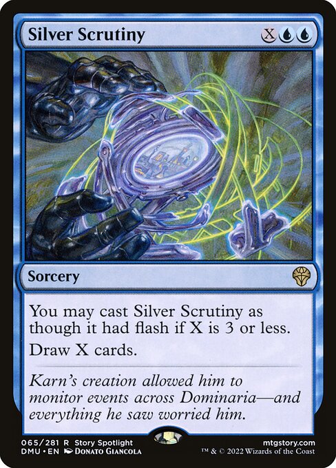 Silver Scrutiny (Foil) - Dominaria United