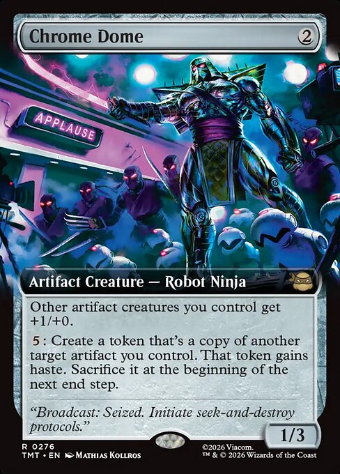 Chrome Dome (Extended Art) (Foil) - Teenage Mutant Ninja Turtles