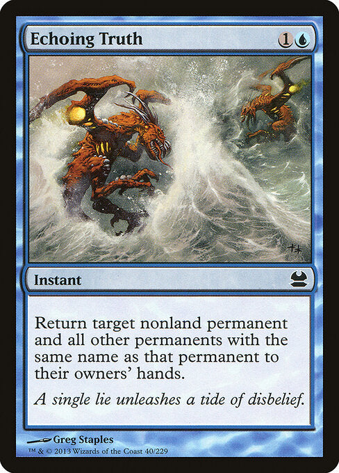 Echoing Truth (Foil) - Modern Masters