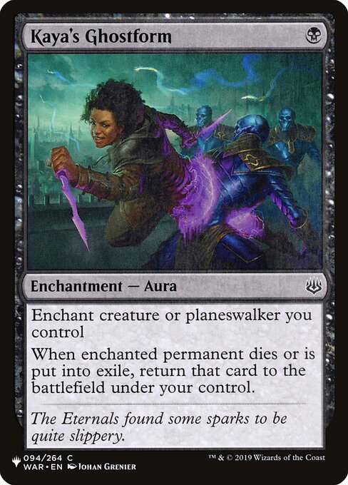 Kaya's Ghostform - The List Reprints