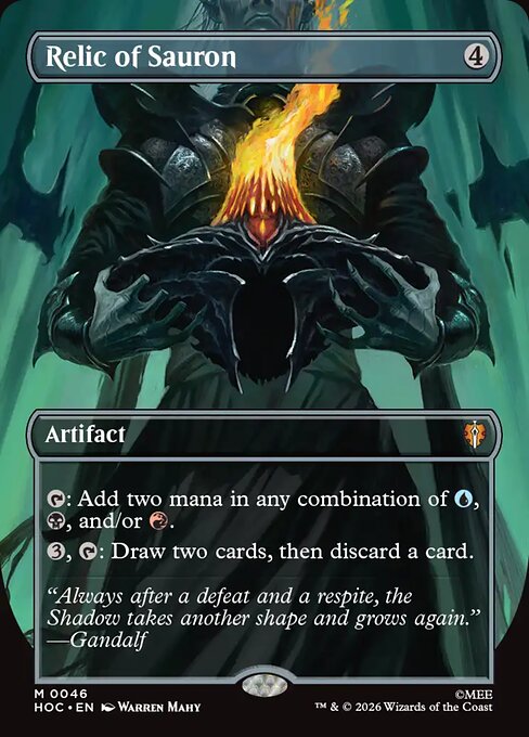 Relic of Sauron (Borderless) - The Hobbit: Eternal-Legal