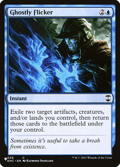 Ghostly Flicker - The List Reprints