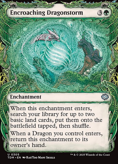 Encroaching Dragonstorm (Showcase) - Tarkir: Dragonstorm