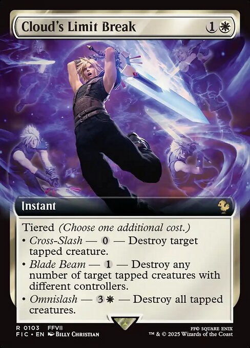 Cloud's Limit Break (Extended Art) (Foil) - Commander: FINAL FANTASY