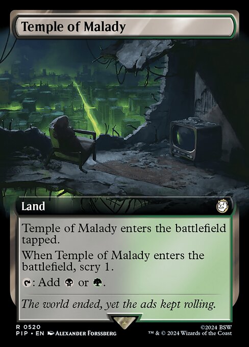 Temple of Malady (Extended Art) - Universes Beyond: Fallout