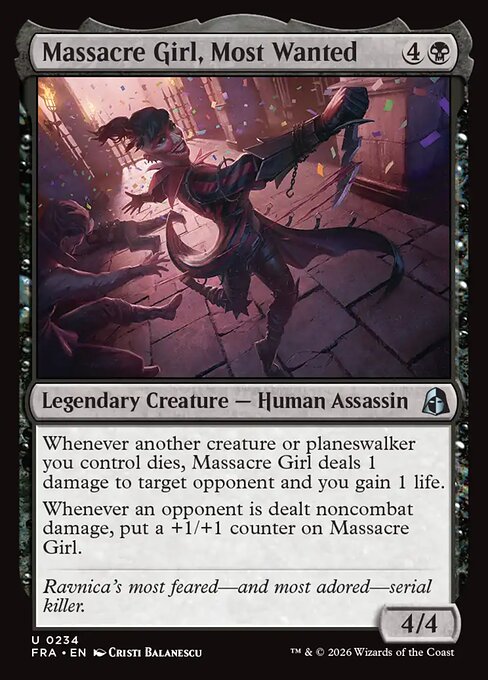 Massacre Girl, Most Wanted (Foil) - Reality Fracture