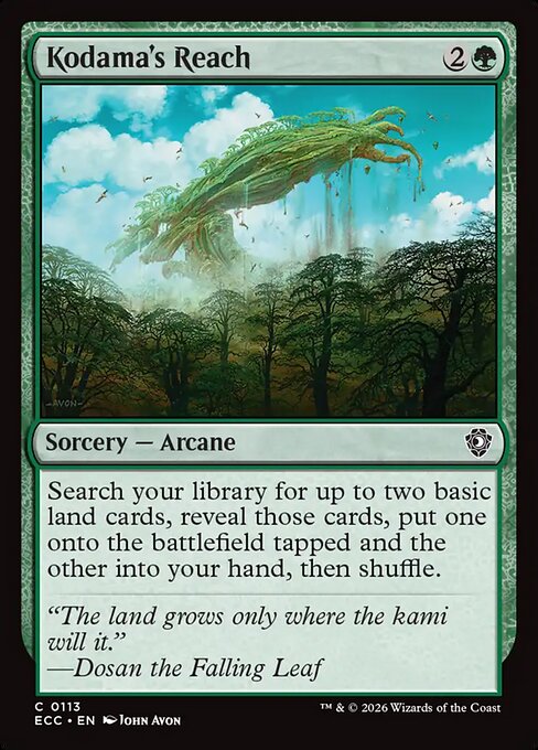 Kodama's Reach - Commander: Lorwyn Eclipsed