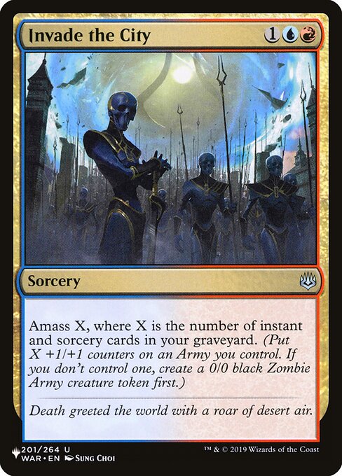 Invade the City - The List Reprints