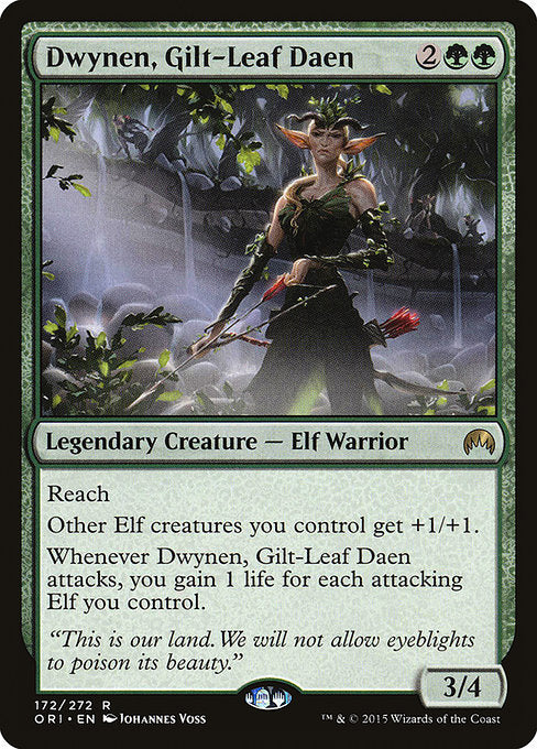 Dwynen, Gilt-Leaf Daen (Foil) - Magic Origins