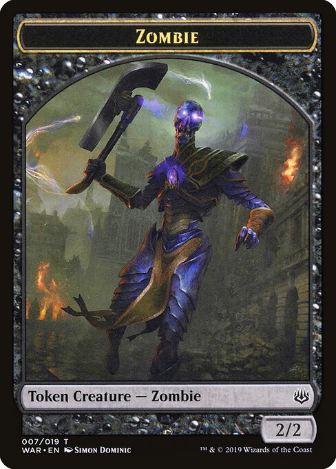 Zombie Token - War of the Spark