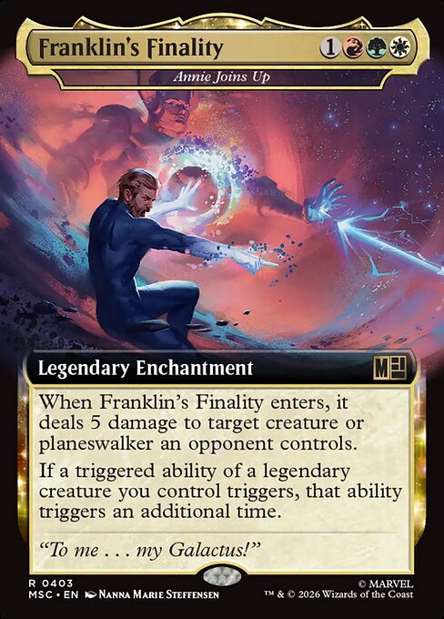 Franklin's Finality - Annie Joins Up (Extended Art) - Commander: Marvel Super Heroes