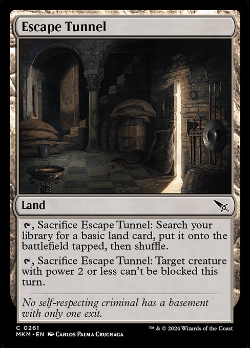 Escape Tunnel (Foil) - Murders at Karlov Manor