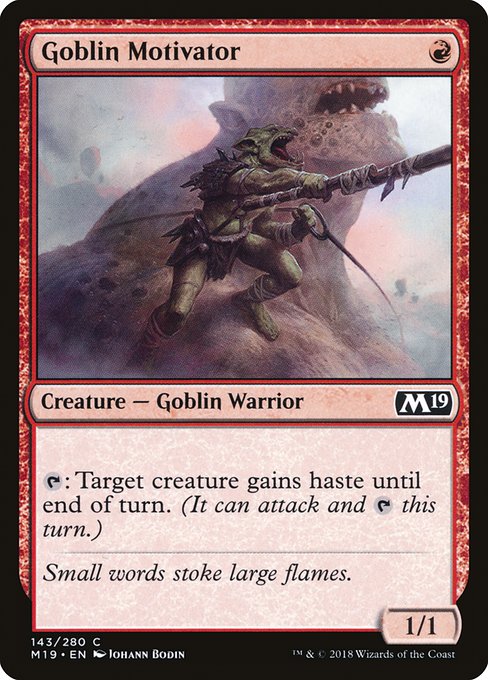 Goblin Motivator - Core Set 2019