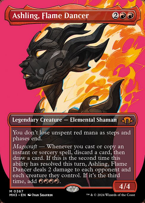 Ashling, Flame Dancer (Borderless) - Modern Horizons 3