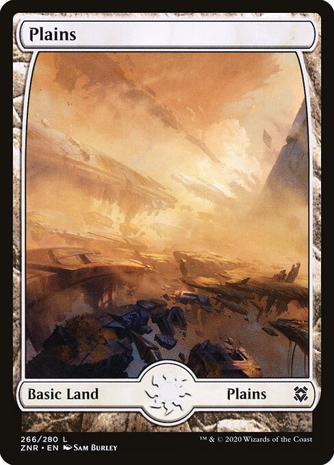 Plains (266) - Full Art - Zendikar Rising