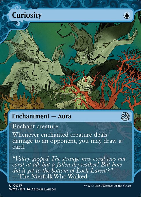Curiosity (Foil) - Wilds of Eldraine: Enchanting Tales