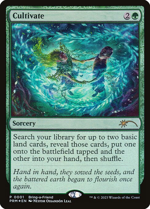 Cultivate (Bring-a-Friend Promo) (Foil) - Unique and Miscellaneous Promos