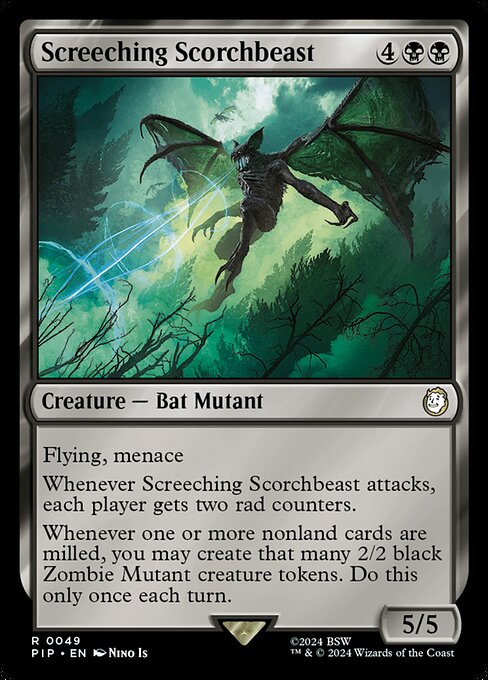 Screeching Scorchbeast - Universes Beyond: Fallout