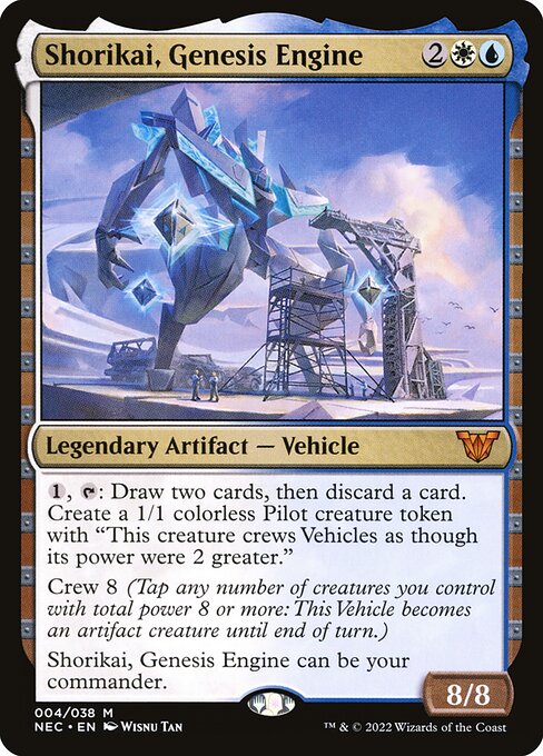 Shorikai, Genesis Engine (Foil) - Commander: Kamigawa: Neon Dynasty