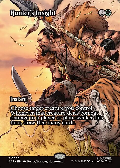 Hunter's Insight (Borderless) (Foil) - Marvel Universe Eternal-Legal