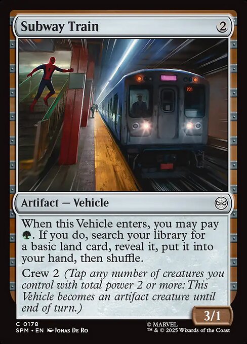 Subway Train (Foil) - Marvel's Spider-Man