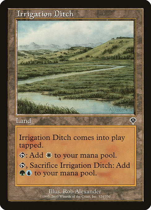 Irrigation Ditch - Invasion