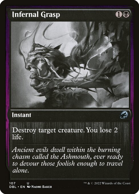 Infernal Grasp (Foil) - Innistrad: Double Feature
