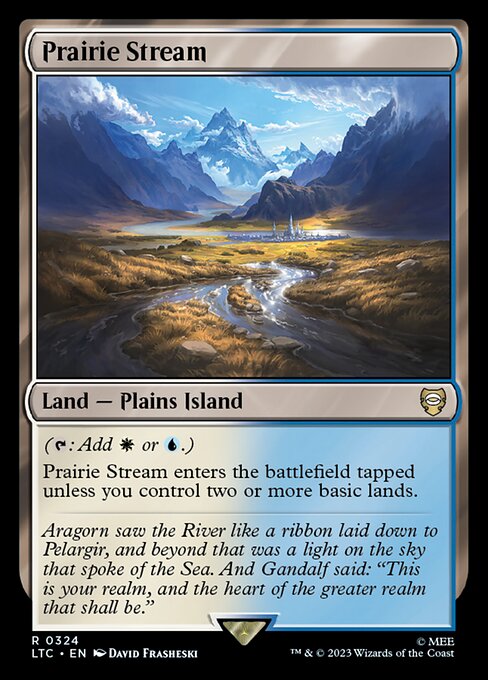 Prairie Stream - Commander: The Lord of the Rings: Tales of Middle-earth