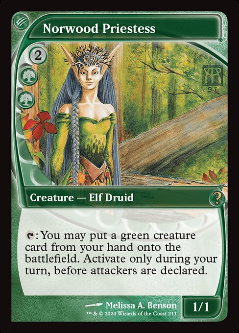 Norwood Priestess (Future Sight) - Mystery Booster 2