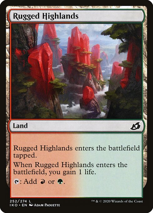 Rugged Highlands (Foil) - Ikoria: Lair of Behemoths