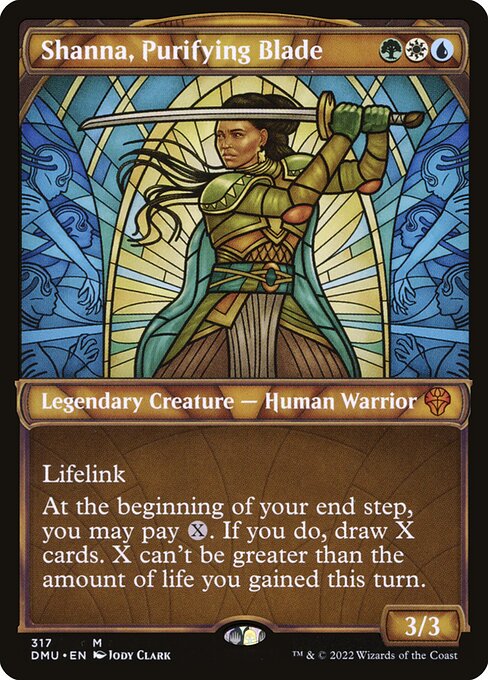 Shanna, Purifying Blade (Showcase) - Dominaria United